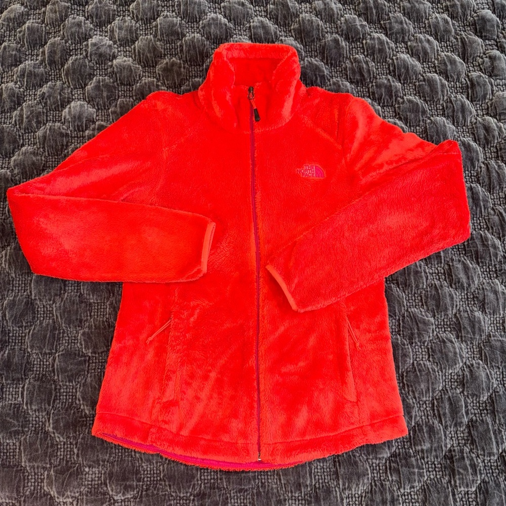 The North Face Women’s Fleece Osito Coral Zip Jacket Sz S/P